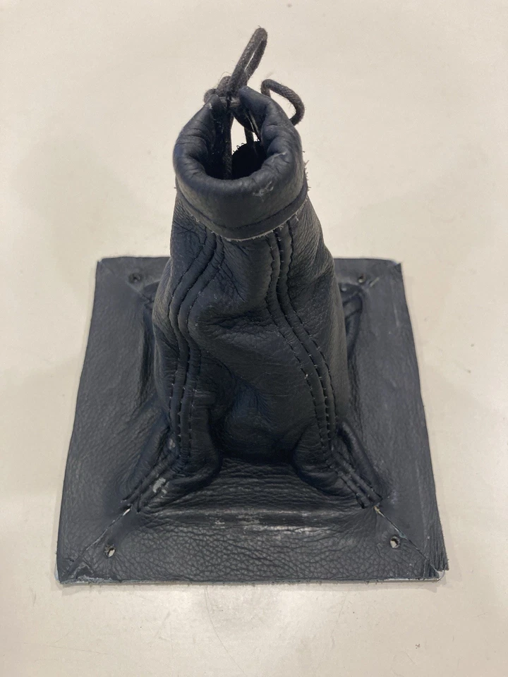 Ford Mustang 1965 1966 1967 1968 puntada negra cuero real bota de cambio 65 66 67 Foto 1 de 4