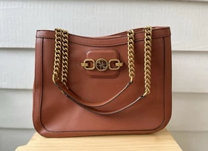 Borsa a tracolla Guess Hensely in ecopelle con whisky nuova condizione - Foto 1 di 10