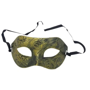 Karneval Gesichtsmaske Maskerade Party Mann Herren Ball Masken Golden - Bild 1 von 12