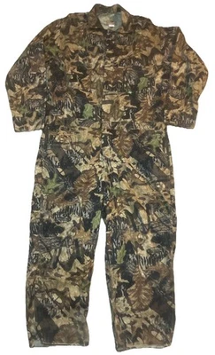 Vtg Mossy Oak Forest Floor Coveralls Camo Hunting Men’s XL  - Image 1 of 4