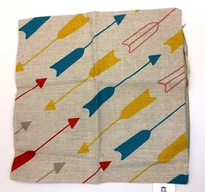 Ruikasi Decorative Pillow Covers Throw Cushion Case Arrows 17" x 17" - Picture 1 of 7