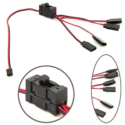 LED Light On/off Controller Switch Y Cable for 1/10 TRX-4 SCX10 RC Crawler - Image 1 of 4