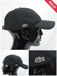 GORRA DEPORTIVA SARGA ALGODÓN ORGÁNICO UNISEX NEGRA LACOSTE PRECIO DE VENTA SUGERIDO POR EL FABRICANTE 65 £ - Imagen 1 de 8