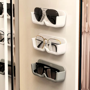 Wall Mounted Glasses Storage Box Sunglasses Organizer Glasses Rack Home Tidying - Picture 1 of 20