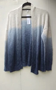 SONOMA SIZE X LARGE BLUES AND SAND, BEACH COLORED CARDIGAN - Picture 1 of 3