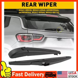 Rear Windshield Wiper Blade for Toyota RAV4 2013-2018 Jeep Compass 2017-2019 - Picture 1 of 24