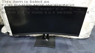 DAMAGED!! ViewSonic vp3481a 34" UWQHD+ Pantone validated 100% sRGB Curved monito - Image 1 of 4