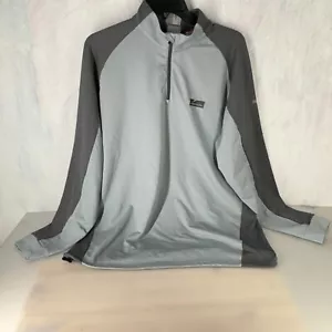 Puma Golf PWRWarm Size L 1/4 Zip Pullover gray long sleeve with midmark logo - Picture 1 of 16