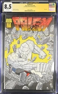 Prism #1 1985 Ajax Comics, Signed by Erik Larsen, CGC x JSA 8.5 - Picture 1 of 3