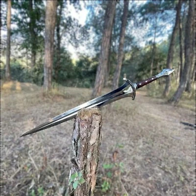 Wikinger Schwert 34 Zoll Handgeschmiedet Kohlenstoffstahl Klinge Custom - Bild 1 von 4