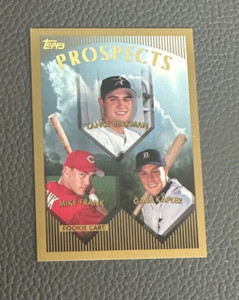 1999 Topps #205 Lance Berkman/Mike Frank/Gabe Kapler Rookie Card