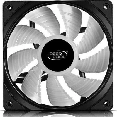 6933412710288 DeepCool RF120 Computergehäuse Ventilator 12 cm Schwarz, Weiß DEEP - Bild 1 von 4