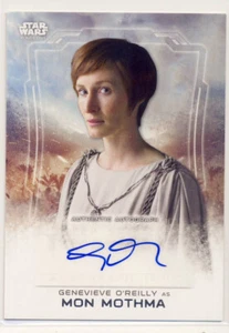 2016 Topps Star Wars Rogue One Serie 1 Autógrafo O'Reilly como Mon Mothma - Imagen 1 de 2