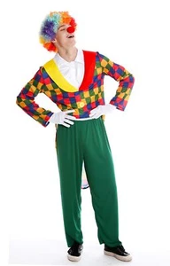 Kostüm Herren Männer Alleinunterhalter Karneval Clown Harlekin Narr S/M M-0088 - Bild 1 von 7