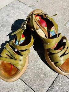 Dansko Leather Strappy Adj. Strap Summer Sandels Sz 9 - Picture 1 of 6