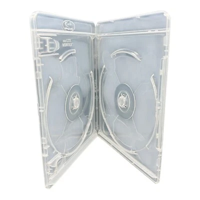 5 x AMARAY VORTEX 11mm Eco-Lite Double 3D Clear 2-disc Blu-ray cases - Image 1 of 4