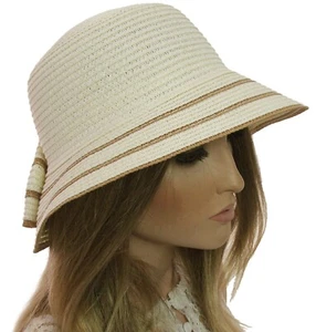 SONNENHUT Sommerhut CLOCHE Sonnenschutz Knautschbar Elegant 55 56 57 DAMEN - Bild 1 von 6