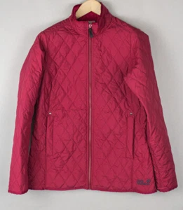 JACK WOLFSKIN Women Microguard Quilted Jacket Overcoat Size M (12/14) - Picture 1 of 7