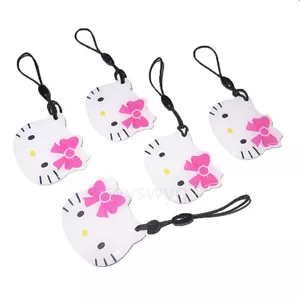 10pcs 125KHz RFID EM EM4100 EM4102 Proximity Induction Cartoon Kitten Tag Token - Picture 1 of 2