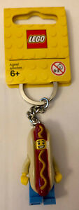 LEGO HOT DOG SUIT GUY Minifigure Keychain 853571 - NEW