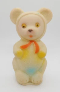 Sanitoy Little Softee Squeeze Vintage Toy Squeaky Bear 4" - Picture 1 of 6