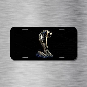 Mustang cobra Vehicle Front License Plate Auto Car NEW gt hatchback coupe - Picture 1 of 5