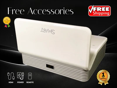 DLP Projector 2,500 Lumens 4K Input Support Ultra Short Throw + 1 YEAR WARRANTY - Image 1 of 4