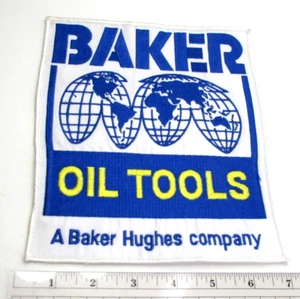 Vintage Baker Oil Tools A Baker Hughes Co Large Back Patch Well Drilling Houston - Picture 1 of 5