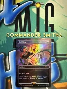 Anello Sol ✨ FOIL senza bordi ✨ MTG Hatsune Miku Digital Sensation quasi nuovo tana segreta - Foto 1 di 2