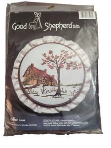Lot Of 3 Good Shepherd Counted Cross Stitch Kit DMC New in Pkg Scenic Vintage - Picture 1 of 5