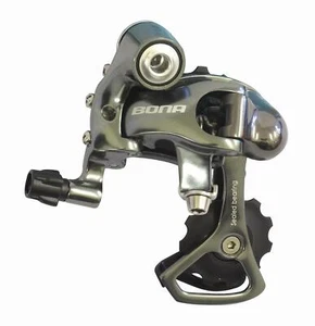 Cambio bici corsa Microshift Bona 9-10 v corta road bike rear derailleur - Foto 1 di 1