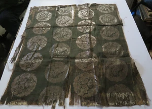 "Japanisches antikes buddhistisches Tempeltuch Drachen & Symbole Fragment 28""x38"" - Bild 1 von 24