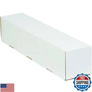 BOX USA BM5525 Square Mailing Tubes, 5" x 25", Oyster White (Pack of 25) - Picture 1 of 4