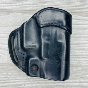 Cqc blackhawk holster glock 9/40 italian leather size 2 tactical belt accessory - Picture 1 of 4