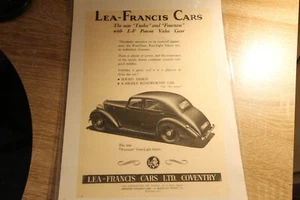 Original magazine advert: LEA FRANCIS 14 FOUR-LIGHT saloon laminated wall-art - Picture 1 of 1