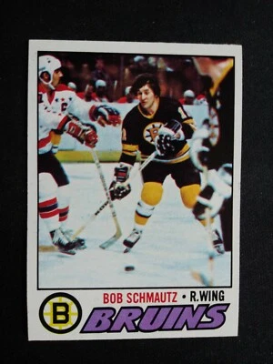 1977-78 Topps Hockey Card # 59 Bobby Schmautz - Bruins (EX/NM) - Image 1 of 3