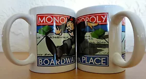 2 tazas de café para juegos de mesa monopoly paseo marítimo y lugar de parque tazas Mr Pennybags - Imagen 1 de 5