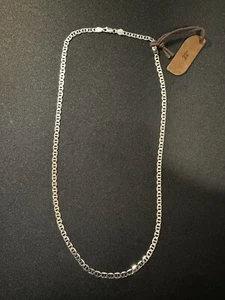 Italian .925 Sterling Silver 4.5MM Flat Mariner Link Chain Necklace 22” - Picture 1 of 1