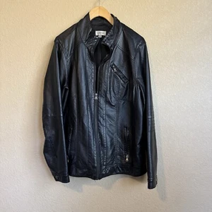 Avenue 14-16 Pleather Moto Style Black Soft Lots of Zippers and pockets - Picture 1 of 7