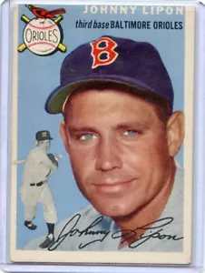 1954 Topps Johnny Lipon Boson Red Sox #19 ⭐️💥🎯 VGEX - Picture 1 of 2