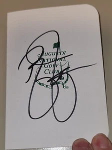 RICKIE FOWLER PGA GOLF STAR FIRMADO MASTERS CON CERTIFICADO DE AUTENTICIDAD - Imagen 1 de 1