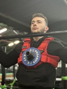 Chaleco Pesado Infinity Fit Placa de Carga de Peso ROJO Hasta 80kg 175LBS - Imagen 1 de 7