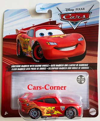 Disney Pixar Cars 2 Lightning McQueen with Racing Weels Modell 2021 Neu & OVP - Bild 1 von 4