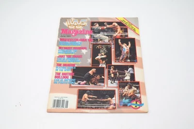 WWF Magazine June 1991 WrestleMania VII Ultimate Warrior Jake The Snake - Image 1 of 2