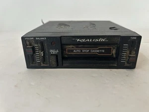 Realistic Radio Stereo Car Cassette Under Dash # 12-1807a VTG untested - Picture 1 of 5