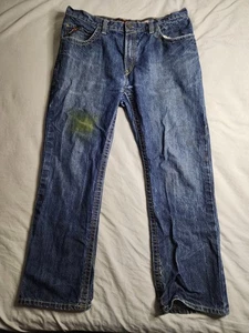 Ariat FR Flame Resistant M4 Relaxed Bootcut Jeans Herren Größe 38x31 Medium Wash - Bild 1 von 10