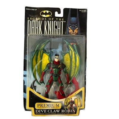 肯纳蝙蝠侠黑暗骑士传奇潜水爪罗宾动作人物 1996 年全新 — 第 1/4 张图片