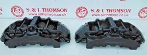 LAMBORGHINI GALLARDO LH AND RH FRONT BRAKE CALIPERS BREMBO 8 PISTON RADIAL MOUNT - Picture 1 of 21