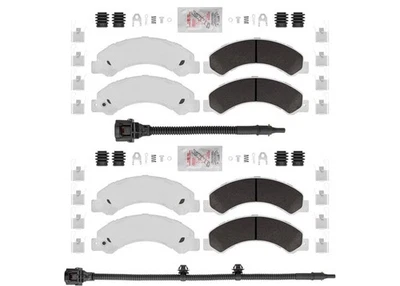 Front & Rear Galvanized Brake Pads with Wear Sensor fits Hino 155 2012-2020 - Image 1 of 4