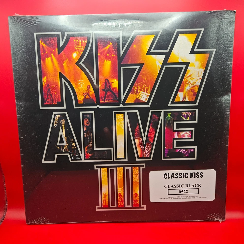 RARE KISS ALIVE III SEALED Classic Black No. 0522 Foto 1 de 2